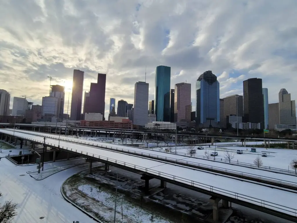 Houston no inverno