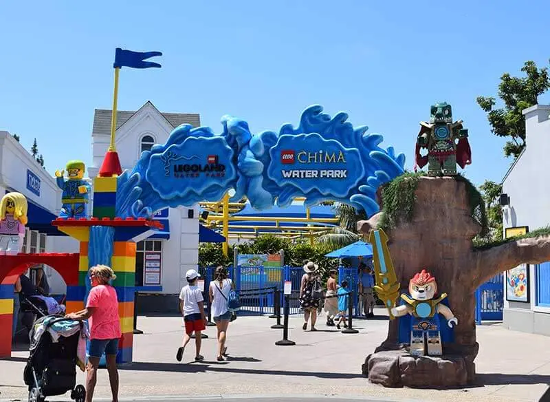 Entrada do Water Park no Legoland California Entrada do Water Park no Legoland California