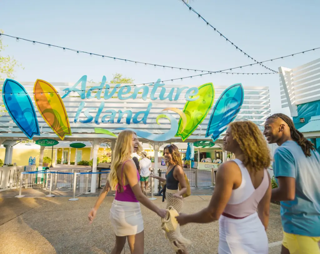 Visitantes do Parque Adventure Island Visitantes do Parque Adventure Island