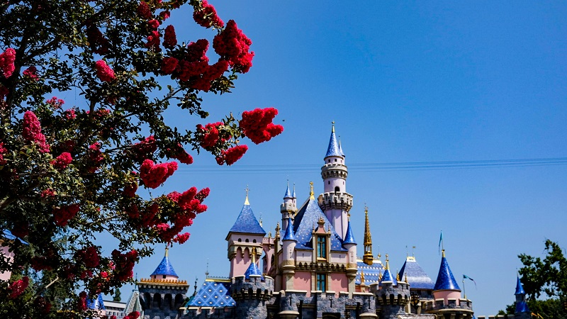 Castelo Original da Bela Adormecida no Disneyland Park em Anaheim Castelo Original da Bela Adormecida no Disneyland Park em Anaheim
