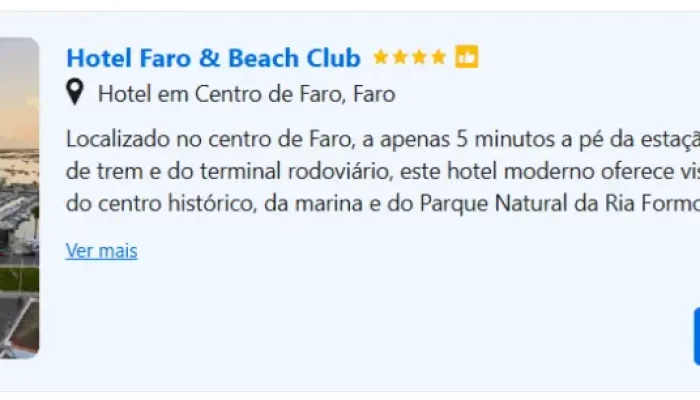 3 hotéis bons e baratos em Portimão