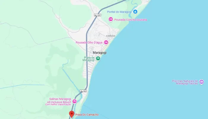 Praia do Camacho em Maragogi