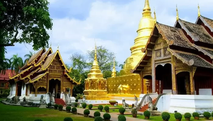 Templo Wat Phra Singh em Chiang Mai